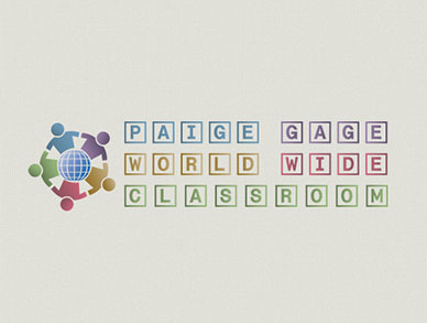 Paige Gage World Wide Classroom logo